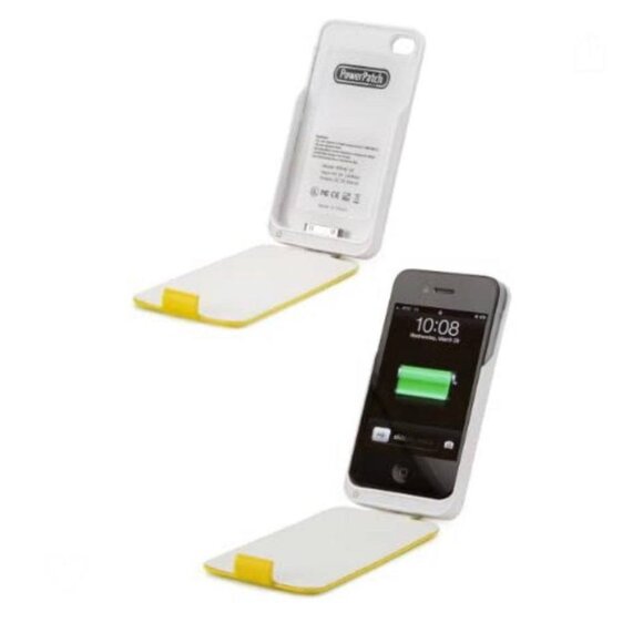 iPhone 4 & 4s Love Infinity Tie-Dye Case & Yellow & White Invicta Charging Case - Picture 4 of 10